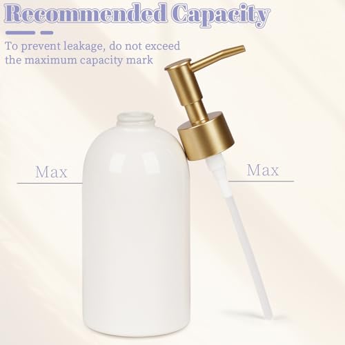 Natheeph 14OZ Ceramic Soap Dispenser view 3