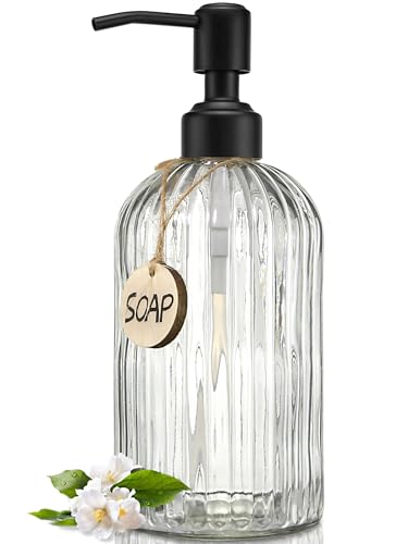 JASAI 18Oz Simple Glass Soap