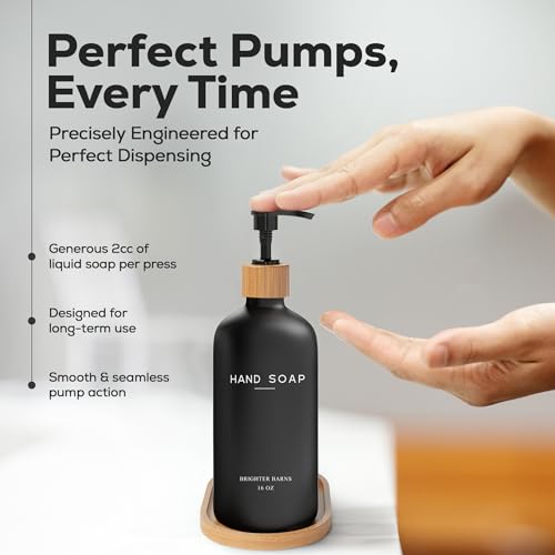 Black Glass Soap and Lotion view 4