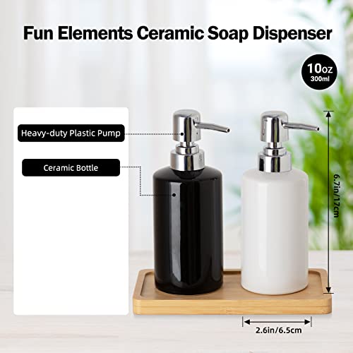 FE Soap Dispenser 300ml/10oz Ceramic view 2