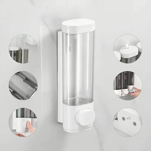 White Manual Bathroom Wall Mounted view 3