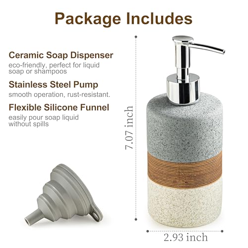 Cormomu Ceramic Soap Dispenser Set view 4