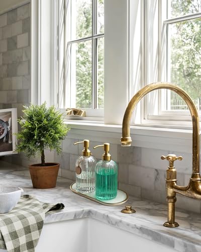 JASAI 18Oz Glass Soap Dispenser view 4